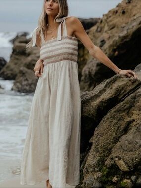 Neuflora Celine Smocked Maxi Dress